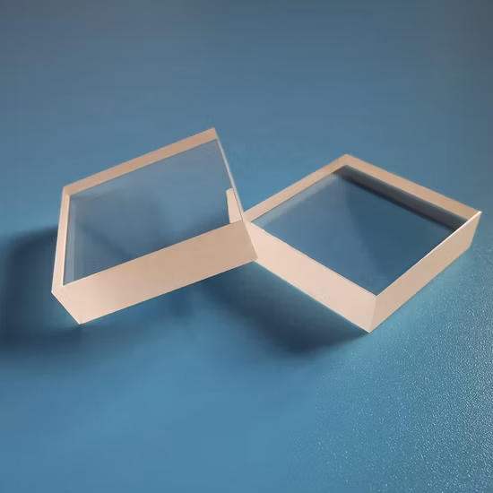 Janelas de proteção óptica Bk7/Quartz/Placa de vidro óptico Sapphire para instrumentos ópticos