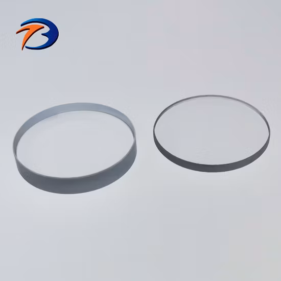 Rodada plana 40mm 80mm Mgf2 Janelas ópticas UV para equipamento de vácuo